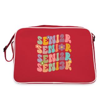 Retraité 2022 Pension de retraite Grand-père Pension Senior - Sac Retro - rouge/blanc - Dos