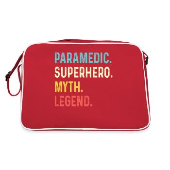 Parapente Parapente Parachute Parachute Para - Sac Retro - rouge/blanc - Dos