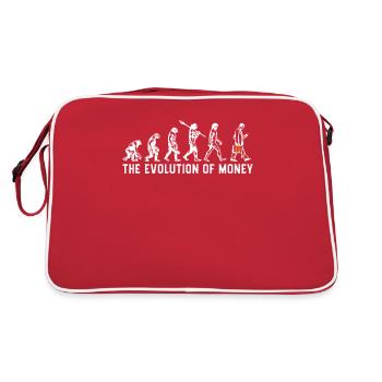 Bitcoin Plan B BTC Satoshi Crypto Hodl Maximalist - Retro Bag - red/white - Back