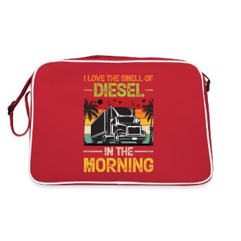 Chauffeur de camion Chauffeur de camion Diesel - Sac Retro - rouge/blanc - Dos