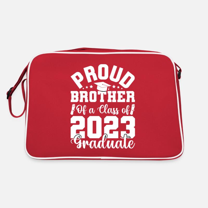 Fier Frère 2023 Diplômé, Promotion Sac Retro