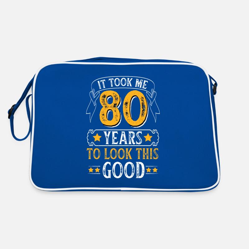 80 Jahre Geburtstag Geschenk Alter Feier Retro Tasche