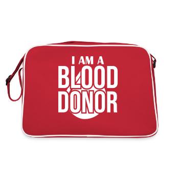 Blood donation Blood donors Blood donors - Retro Bag - red/white - Back