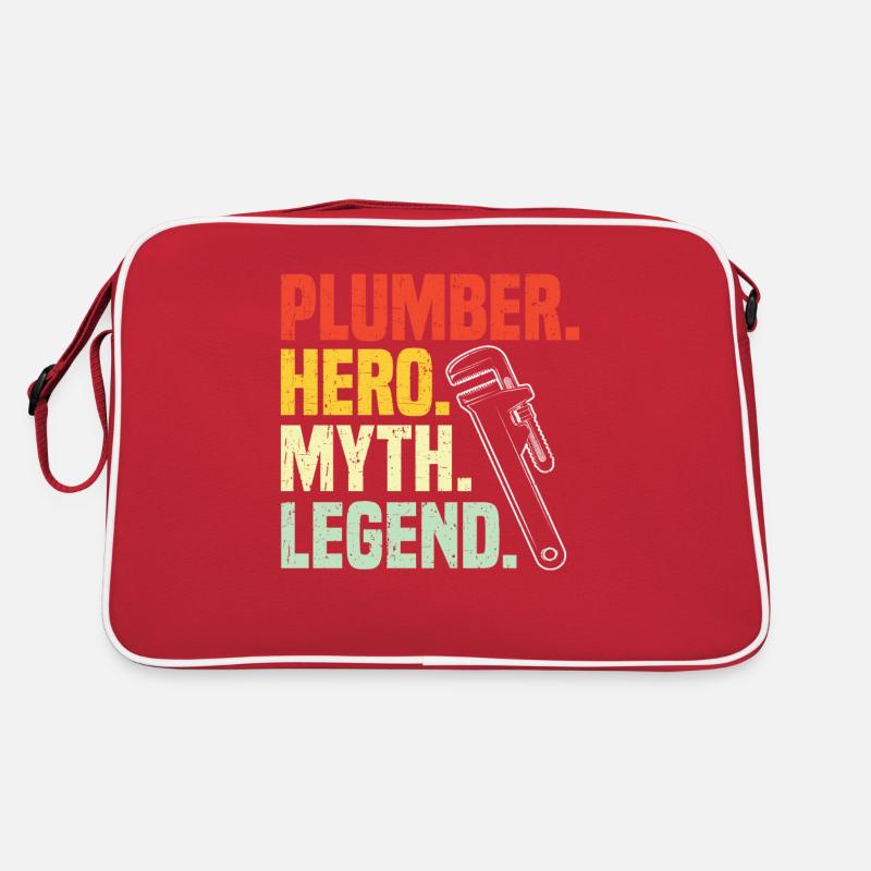 Heating engineer gift system mechanic plumber Retro Bag
