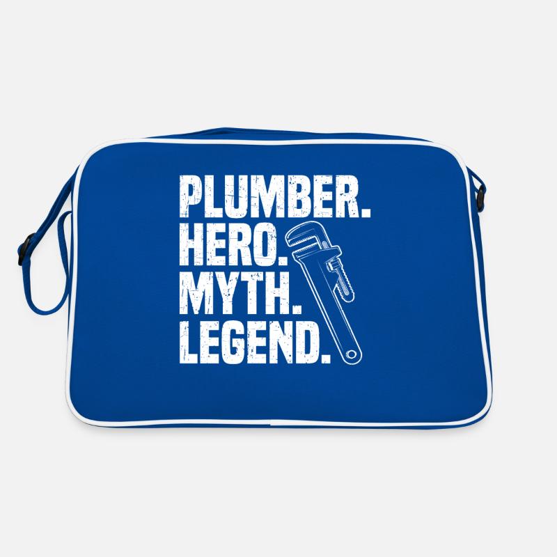 Heating engineer gift system mechanic plumber Retro Bag