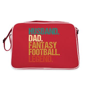 Fantasy Football Père Légende Mari Fantasy - Sac Retro - rouge/blanc - Dos