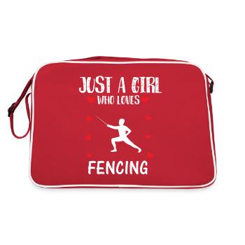 Escrimeur Escrimeur ParierStange Girls Sport Hobby - Sac Retro - rouge/blanc - Dos