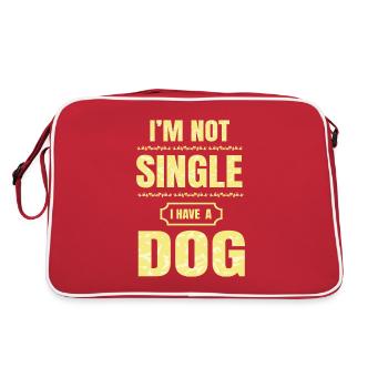 Propriétaire de chien Propriétaire de chien Propriétaire de chien Amoureux des chiens Gassi - Sac Retro - rouge/blanc - Dos