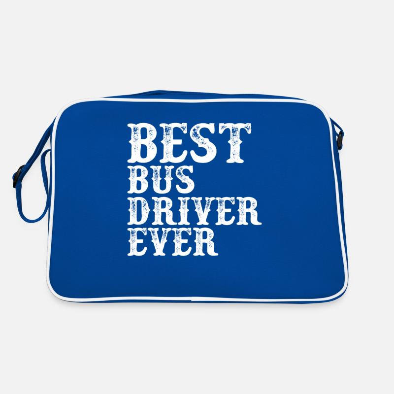 Chauffeur d’autobus Profession Profession Travail Cadeau Sac Retro