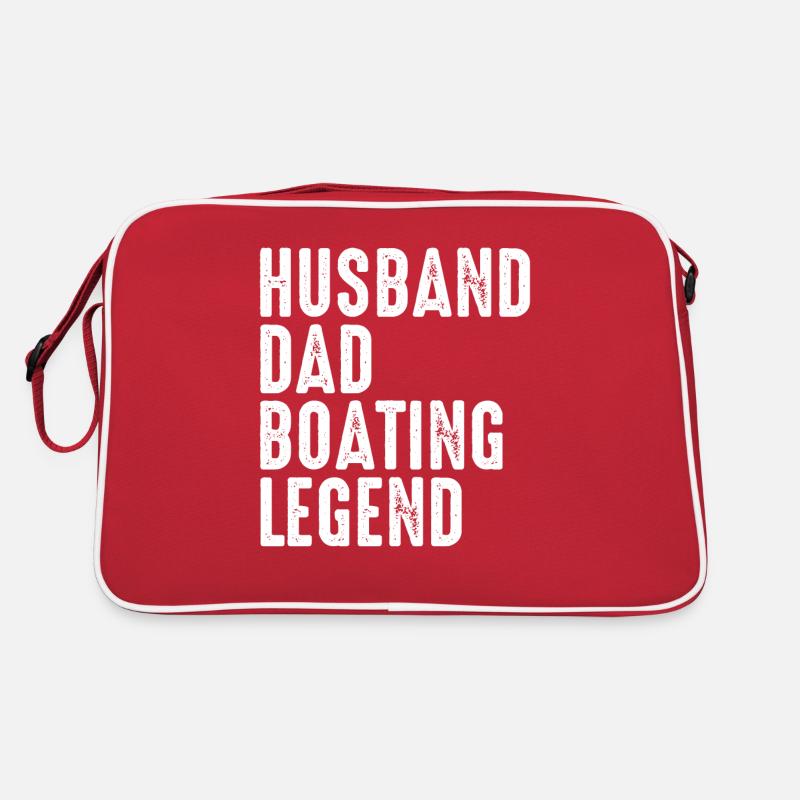 Kapitän Boot Frau Urlaub Segelboot Ehefrau Vater Retro Tasche