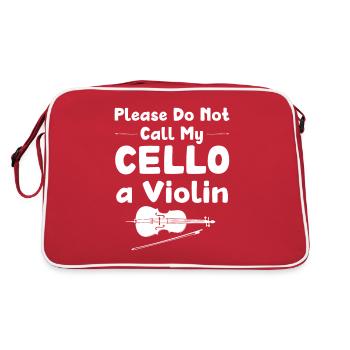 Orchestre d’instruments de violoncelle École de musique classique - Sac Retro - rouge/blanc - Dos