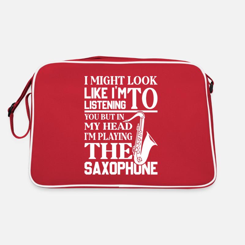 Saxophone Saxophone Saxophone Saxophone Music Saxophone Player Retro Bag