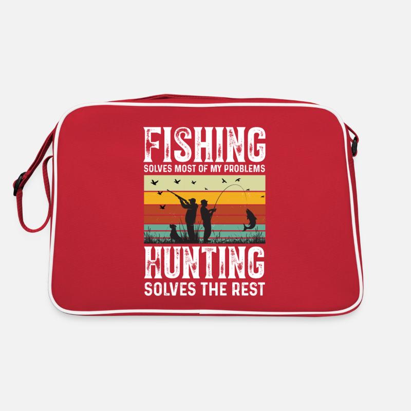 Pêche Chasse Hameçon Chasseur Chasse Chasse Bait Morsure Sac Retro