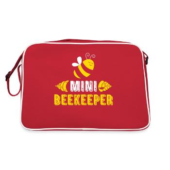 Sauver les abeilles Abeilles Environnement Miel Protection du climat Animaux - Sac Retro - rouge/blanc - Dos