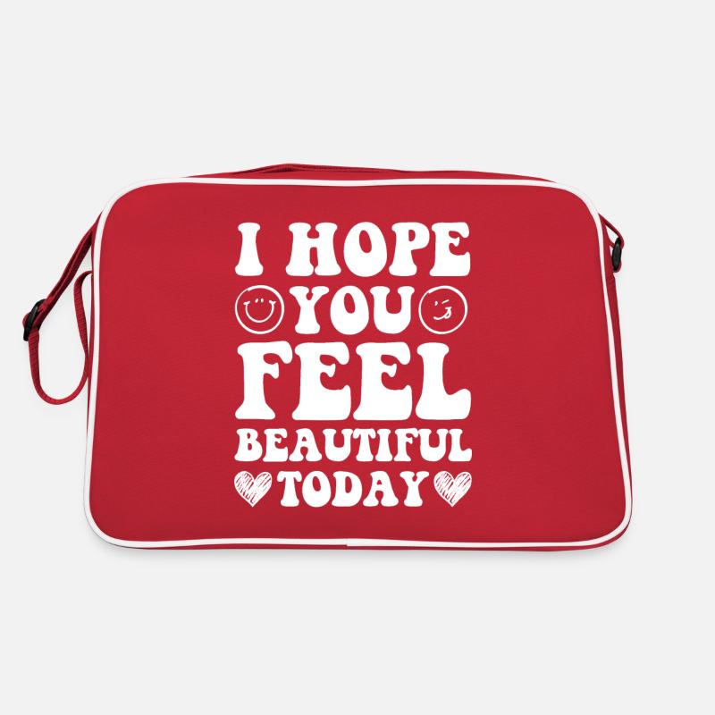 positive thoughts positive life Retro Bag
