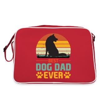 Propriétaire de chien Propriétaire de chien Propriétaire de chien Amoureux des chiens Gassi - Sac Retro - rouge/blanc - Dos