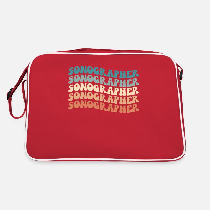 Cardio Sonograph Ultrasonic Technician Sonograph Retro Bag