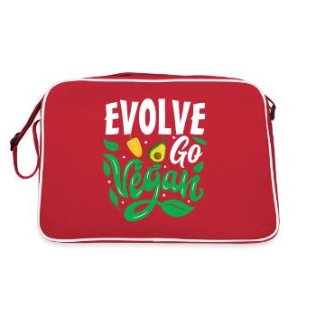 Militant des droits des animaux Végétalien Végétarien Amoureux des animaux Animal - Sac Retro - rouge/blanc - Dos