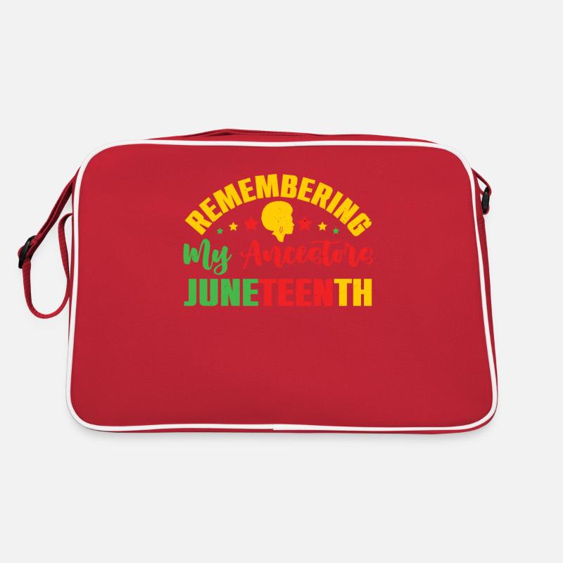Liebe Juni schwarze Kultur Black History Month Retro Tasche