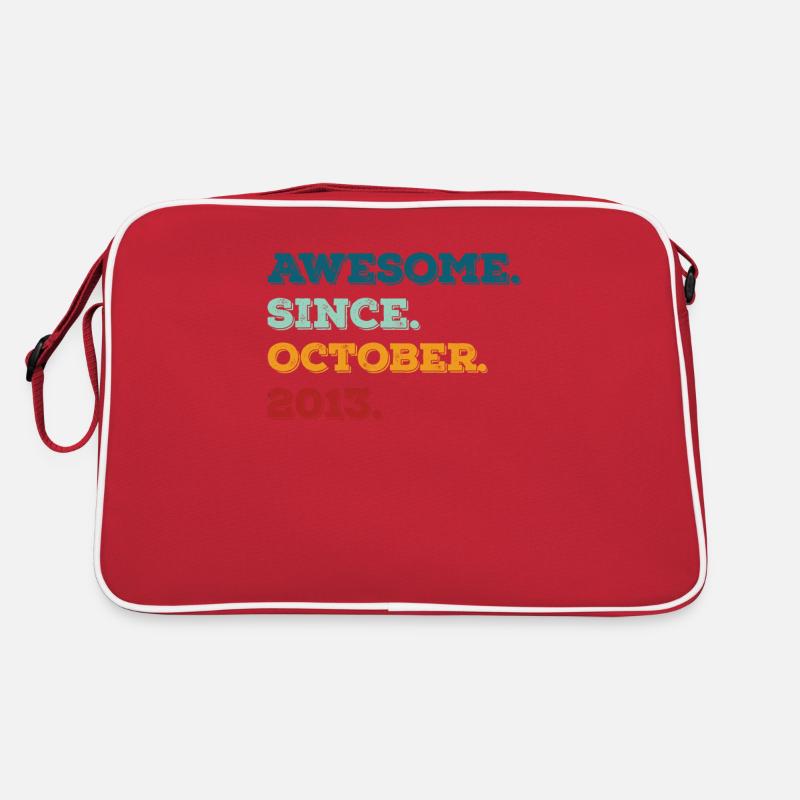 October 2013 Vintage Birthday Gift Retro Bag