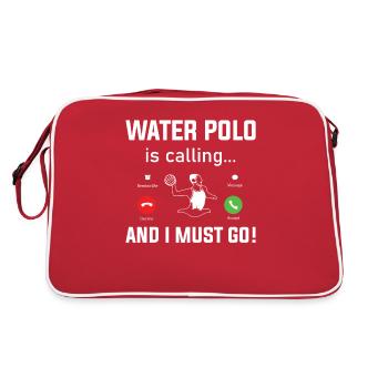 Water Polo Joueur de water-polo Sports Sports De balle Sports - Sac Retro - rouge/blanc - Dos