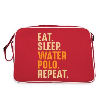 Water Polo Joueur de water-polo Sports Sports De balle Sports - Sac Retro - rouge/blanc - Dos