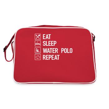 Water Polo Joueur de water-polo Sports Sports De balle Sports - Sac Retro - rouge/blanc - Dos