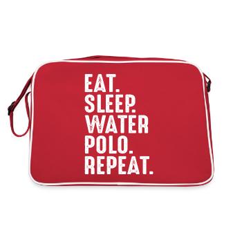 Water Polo Joueur de water-polo Sports Sports De balle Sports - Sac Retro - rouge/blanc - Dos