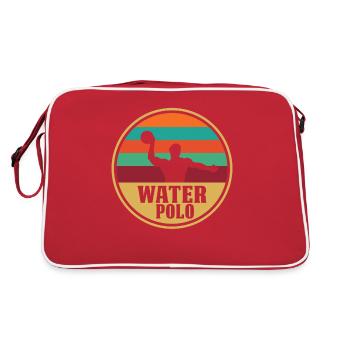 Water Polo Joueur de water-polo Sports Sports De balle Sports - Sac Retro - rouge/blanc - Dos