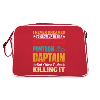 Pontoon Favorite Place Capitaine Pontoon Boat - Sac Retro - rouge/blanc - Dos