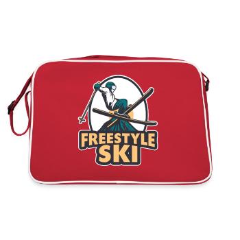 Ski Freestyle Ski Trick Station de ski - Sac Retro - rouge/blanc - Dos