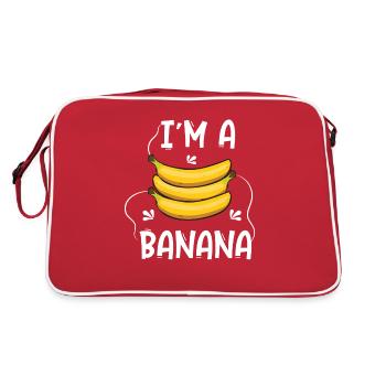 Banane - Sac Retro - rouge/blanc - Dos