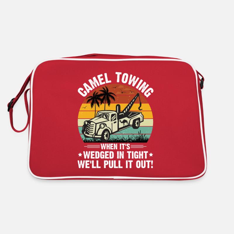 Remorquage de chameau de dessin animé cool Sac Retro