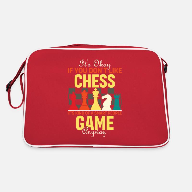 Joueur d’échecs Jeu d’échecs citation d’échecs Sac Retro