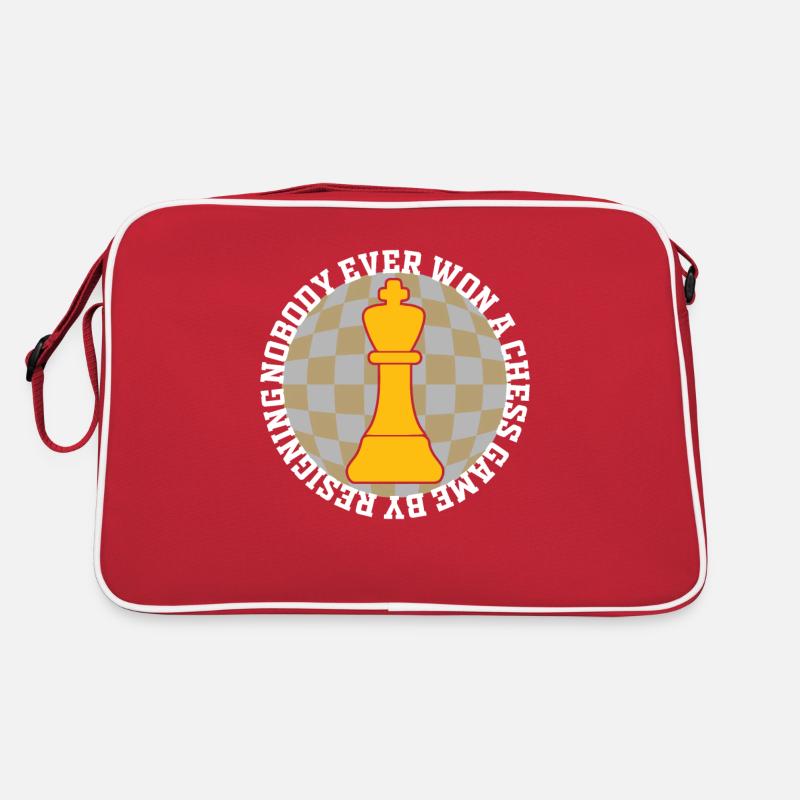Joueur d’échecs Jeu d’échecs citation d’échecs Sac Retro