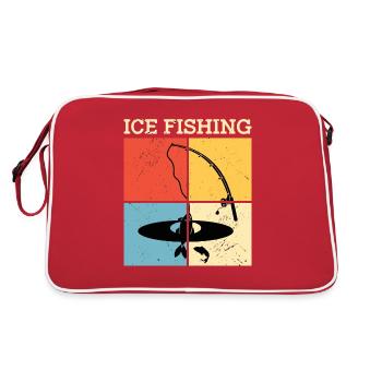 Pêche sur glace Pêche sur glace Pêche sur glace - Sac Retro - rouge/blanc - Dos