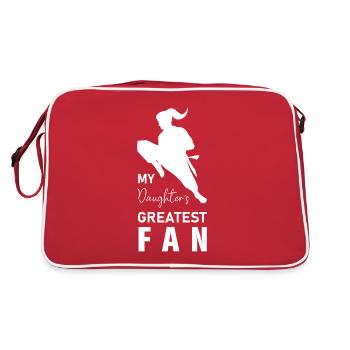 Taekwondo Girl - Fille du père Taekwondo - Sac Retro - rouge/blanc - Dos
