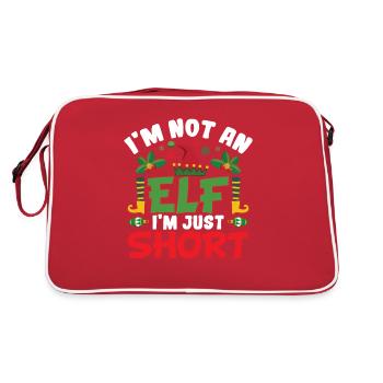 Eleven Little Christmas Elves Fairy Tales Child Gift - Retro Bag - red/white - Back