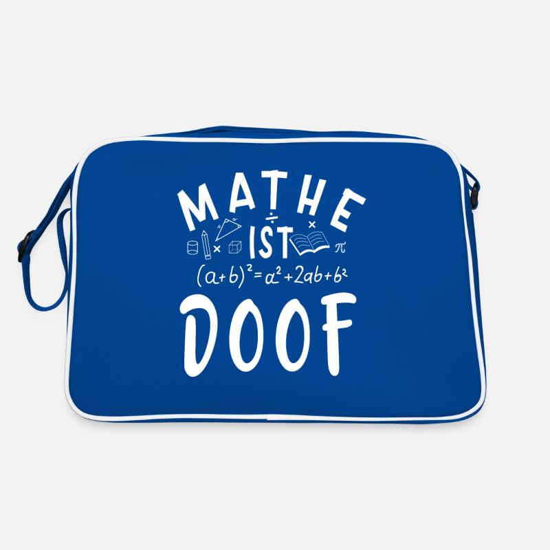 Math teacher Mathematical formula Geometry teacher Retro Bag