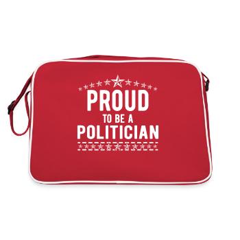 Politicien Politique Politique Élections des maires - Sac Retro - rouge/blanc - Dos