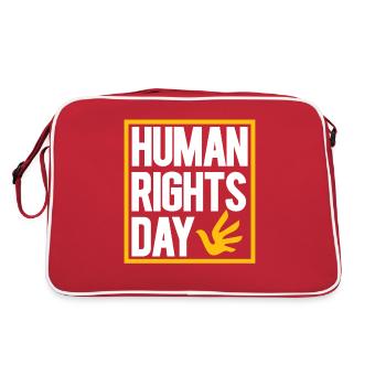 Human Rights Politics Freedom Demonstrating - Retro Bag - red/white - Back