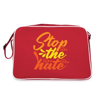 Nationalité Homme Contre le racisme Droits de l’homme - Sac Retro - rouge/blanc - Dos