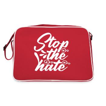 Nationalité Homme Contre le racisme Droits de l’homme - Sac Retro - rouge/blanc - Dos