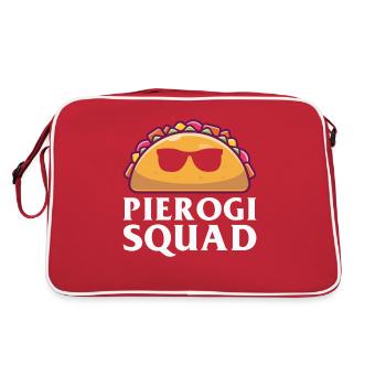 Polonais Pierogi amoureux Funny Pierogi - Sac Retro - rouge/blanc - Dos