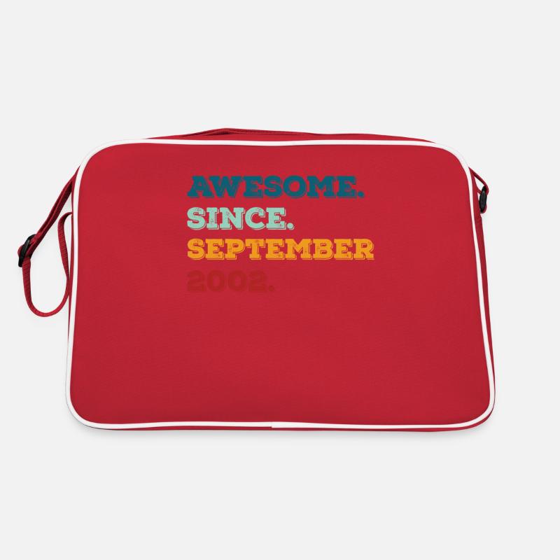 Anniversaire Septembre 2002 Né Année de naissance Sac Retro