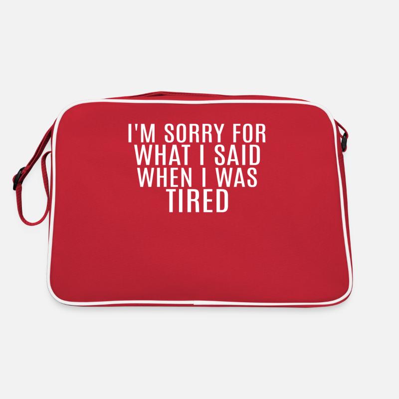 Sarcastic saying Retro Bag