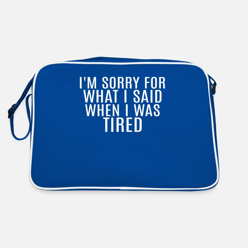Sarcastic saying Retro Bag