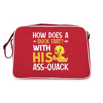 Famille des canards Canards en caoutchouc Canard de baignade Canard - Sac Retro - rouge/blanc - Dos
