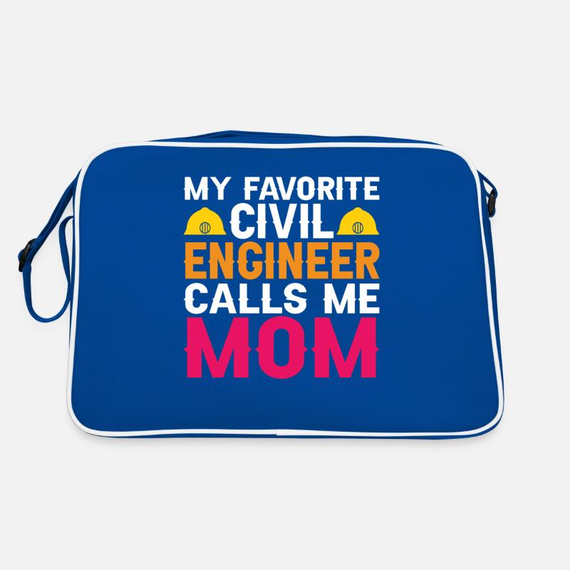 Civil Engineer Bridge Construction Statics Son Mama Engineer Retro Bag