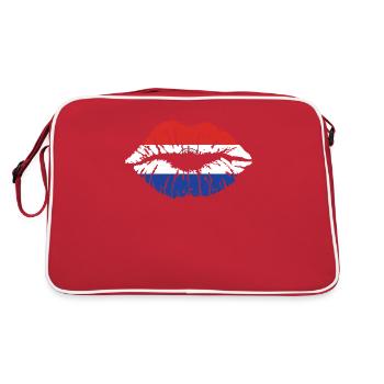 Paraguay Heart Flag Flag Amérique latine Voyage - Sac Retro - rouge/blanc - Dos